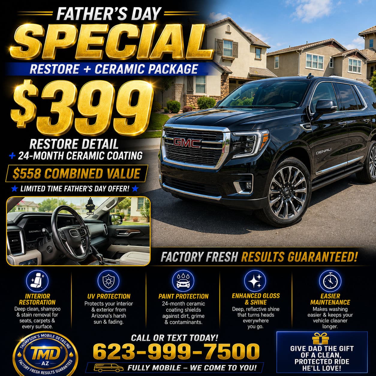 Project Father's Day Restore + Ceramic Package for $399 image