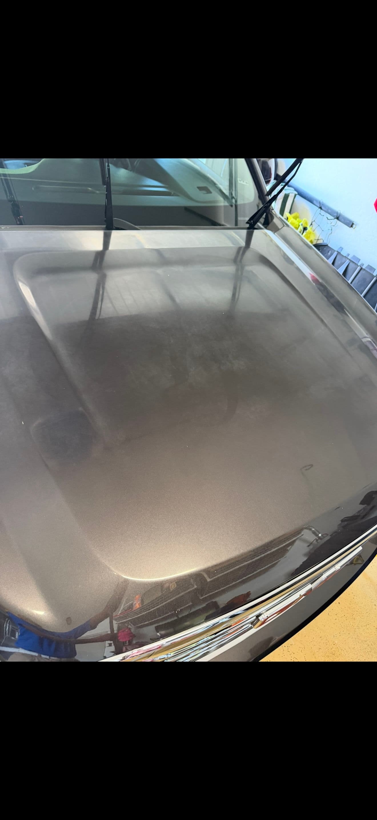 Hood Paint Correction and Ceramic Coating on a GMC Yukon in Arizona
