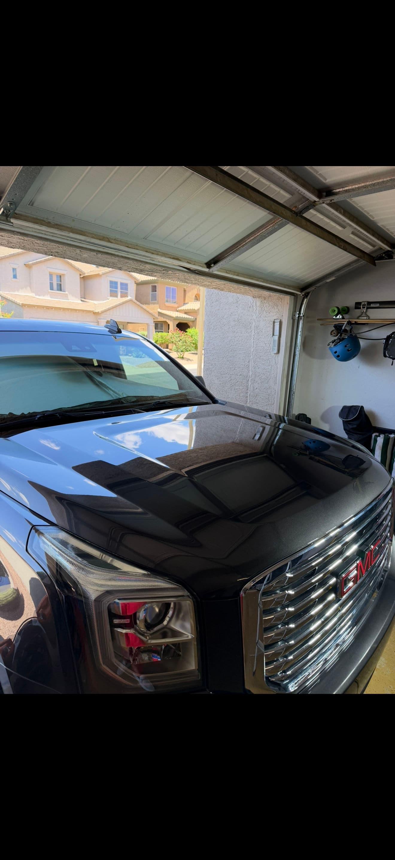 Hood Paint Correction and Ceramic Coating on a GMC Yukon in Arizona