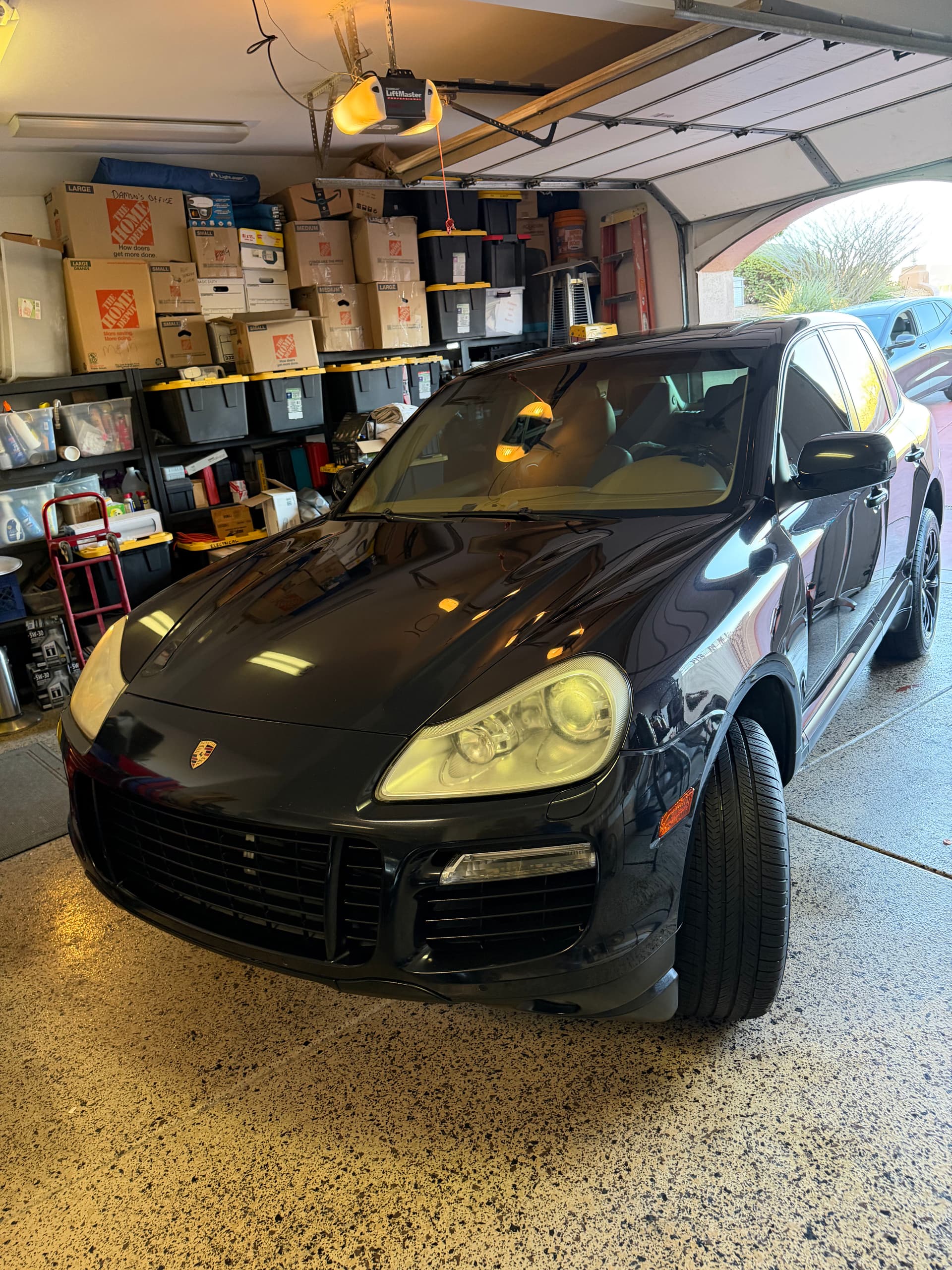 Gallery photos for Paint Correction and Ceramic Coating on a Sun-Hammered Porsche Cayenne: Image #2