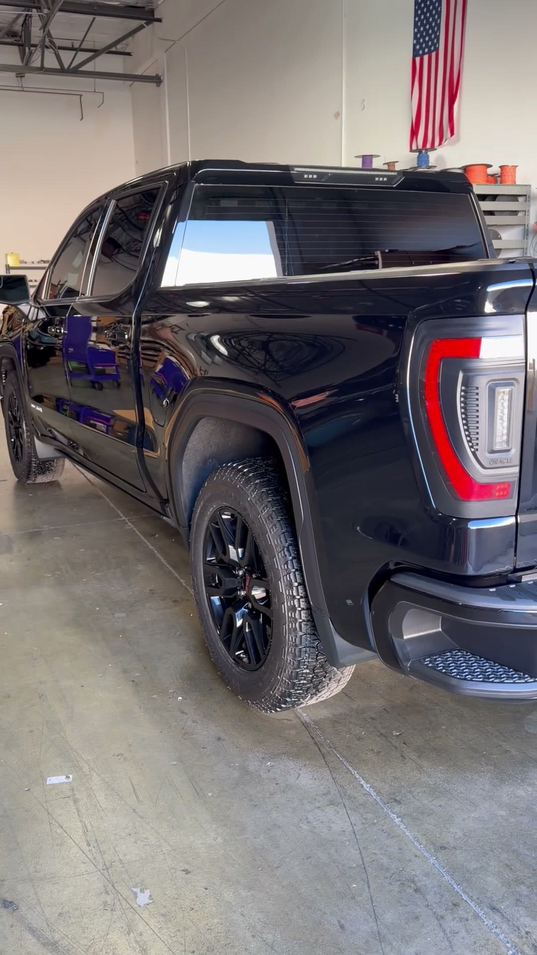 Ceramic coating finish on luxury vehicle