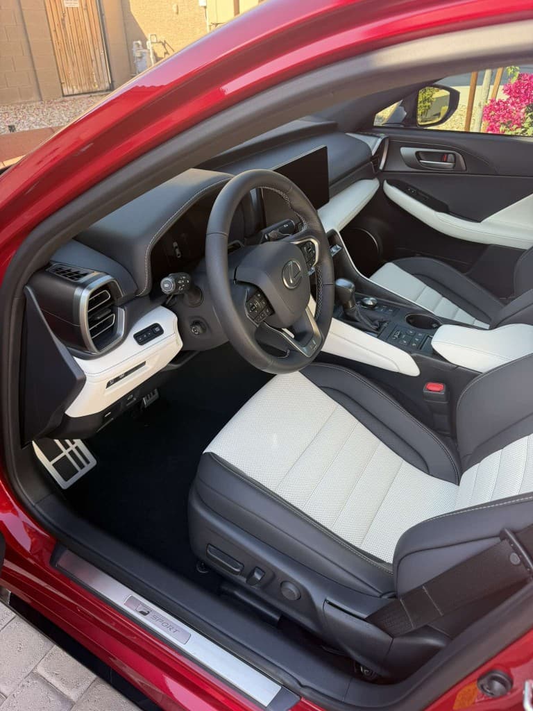 Lexus F Sport cabin restored to showroom condition
