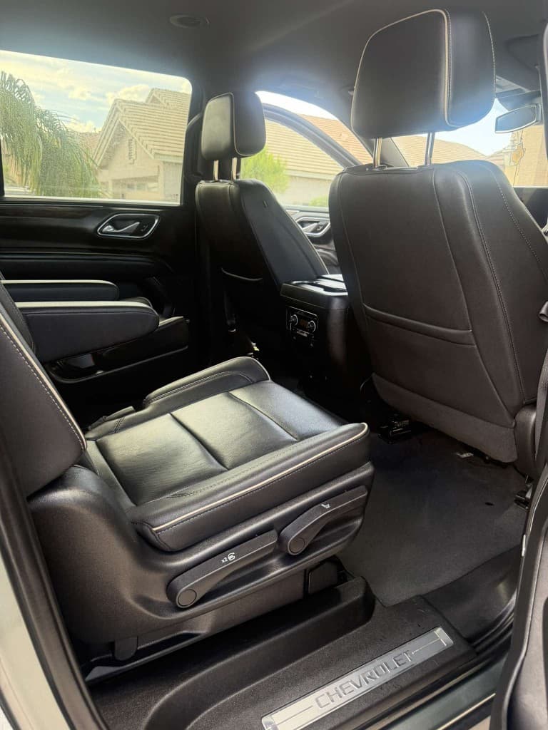 Chevrolet SUV captain chairs after interior reset
