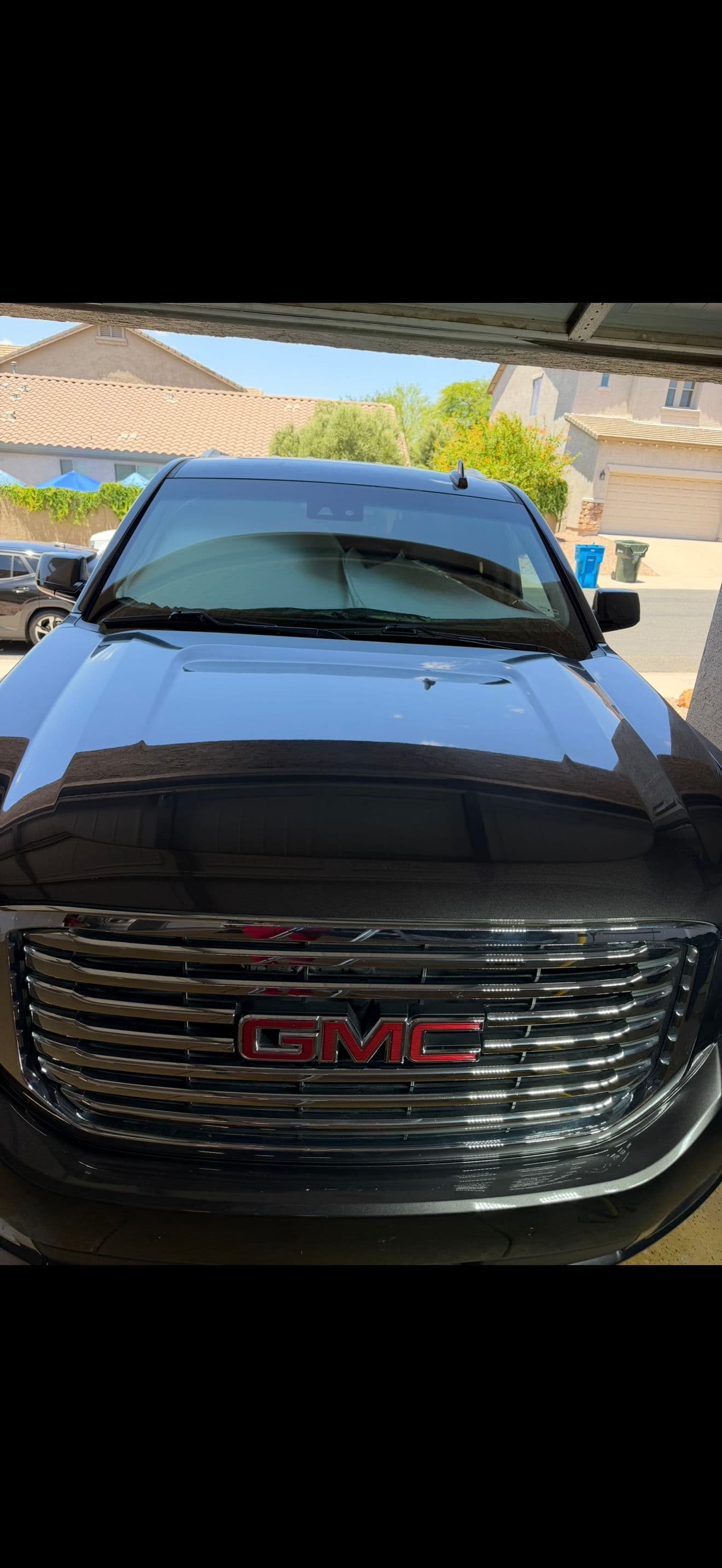 Gallery photos for Hood Paint Correction and Ceramic Coating on a GMC Yukon in Arizona: Image #4